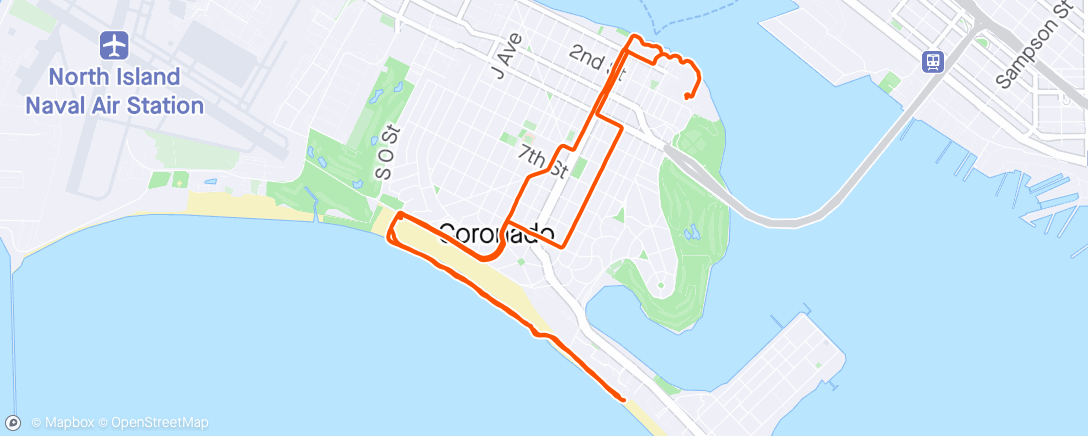 Map of the activity, Bike, run, bike