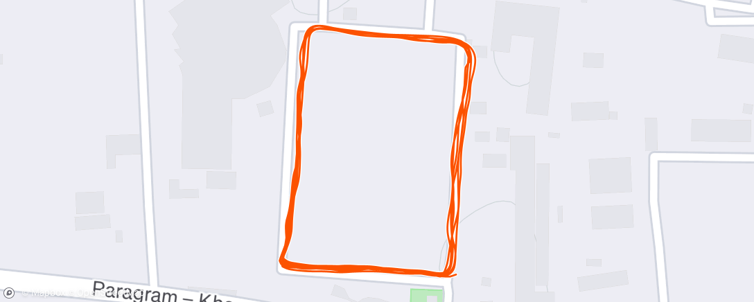 Map of the activity, Morning Walk