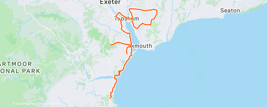 Mapa da atividade, Morning Ride