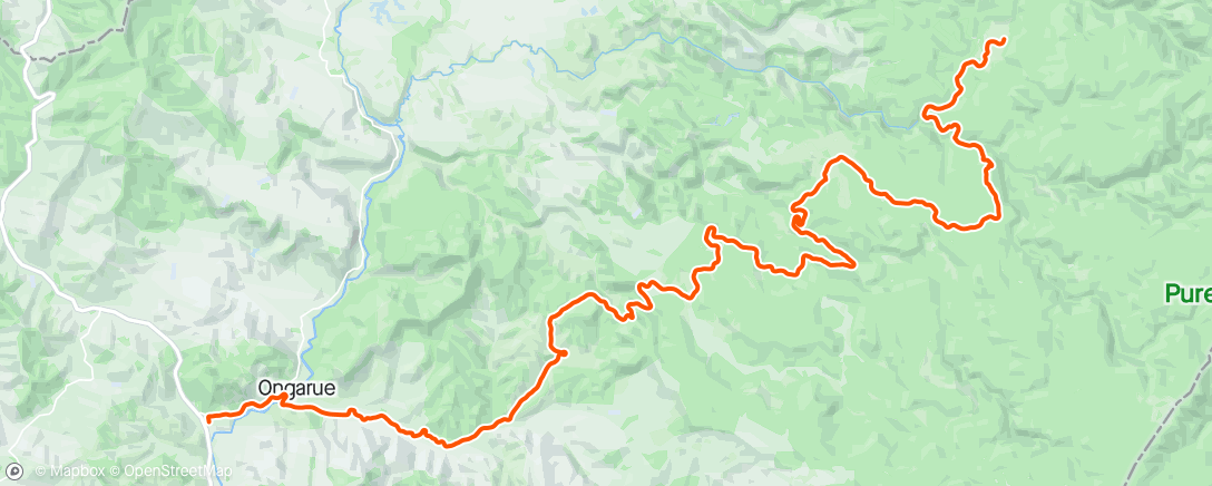Mapa de la actividad (Timber Trail Day 2)