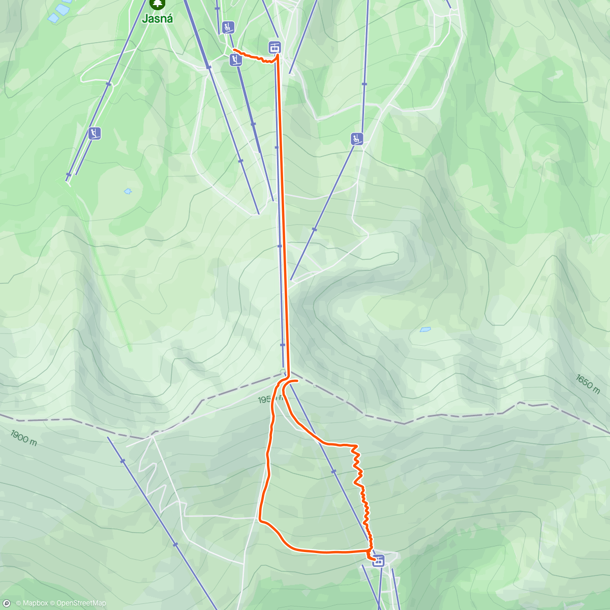 Mapa de la actividad, Naproti frajerke