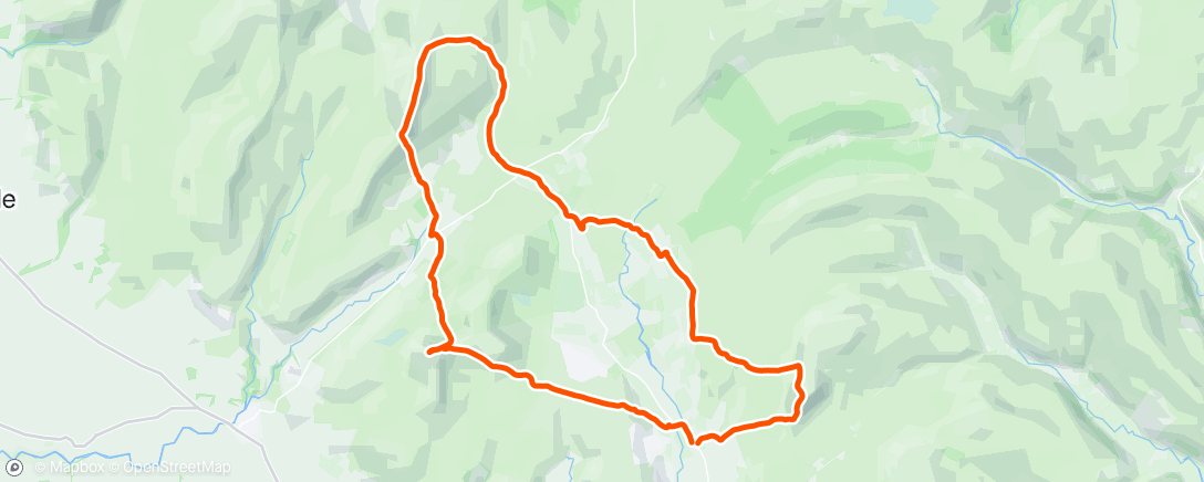 Map of the activity, Yorkshire Three Peaks