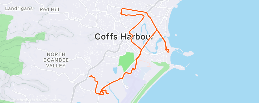 Map of the activity, Morning Ride