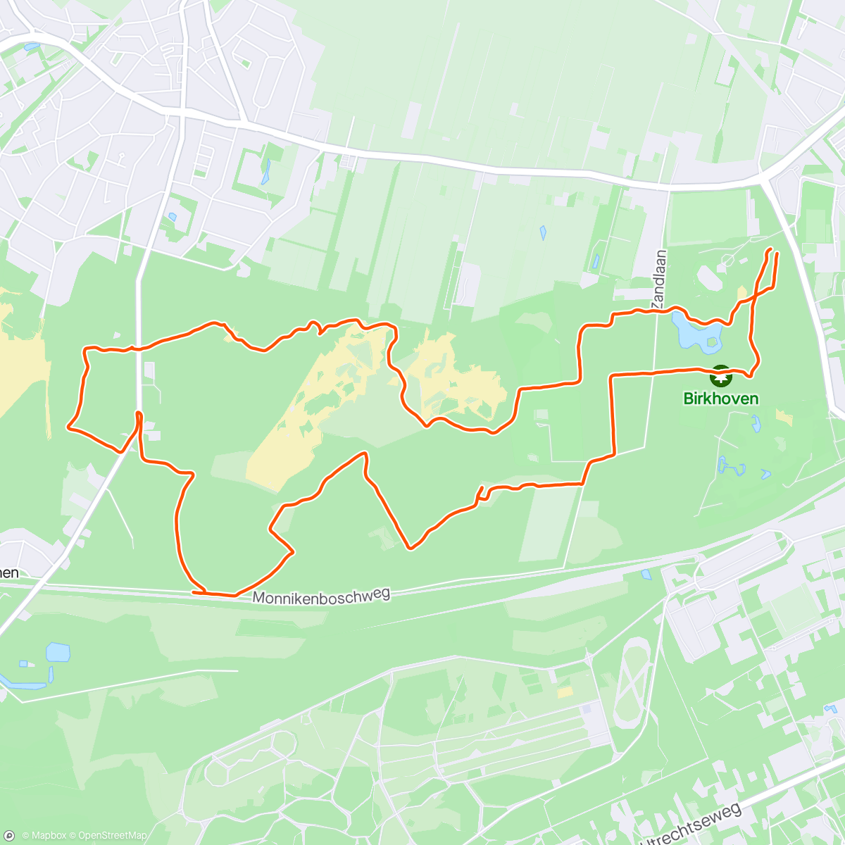 Map of the activity, Morning Run, wauw wat een fantastische route is/was dit!!!! 😍deze houd ik erin!!!