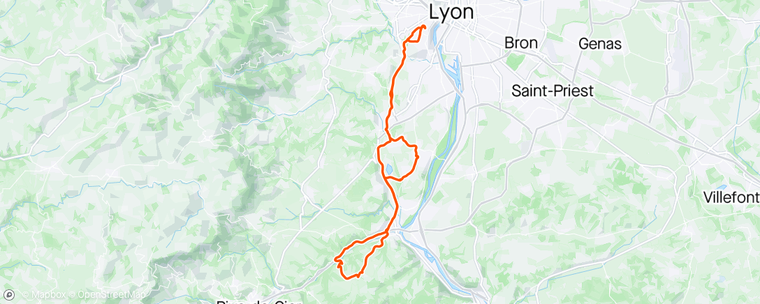 Map of the activity, Sortie vélo dans l'après-midi ⛅️🌬