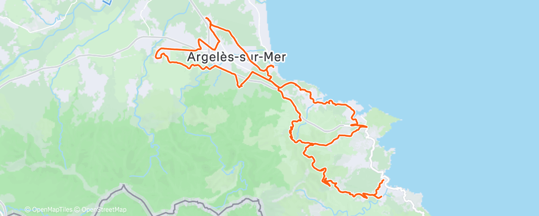 Карта физической активности (Afternoon Ride)