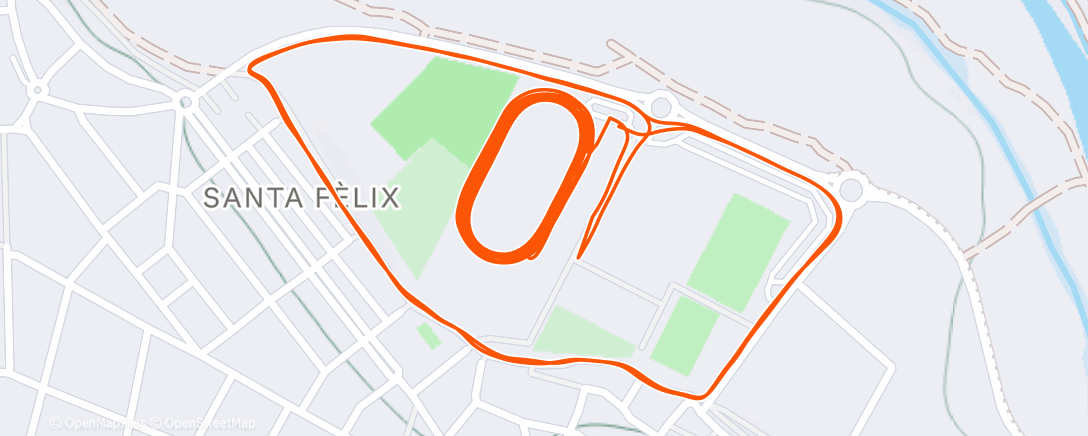 Карта физической активности (8 x (4’ umbral - 2’ recu trote))