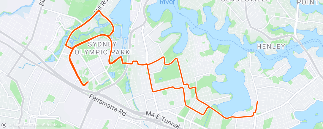 Map of the activity, A perspective ride