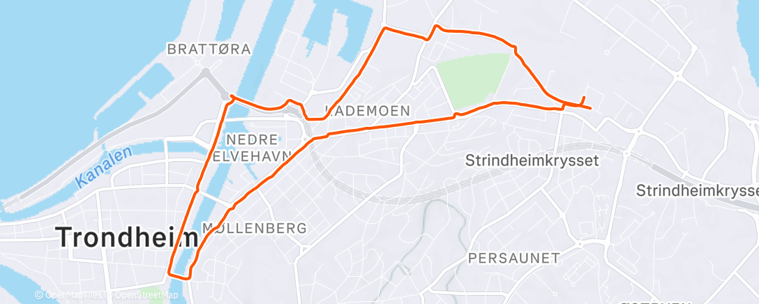 Map of the activity, Rolig tur med vogn