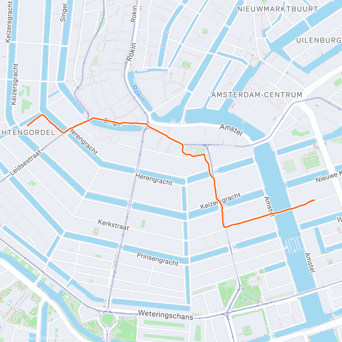 Map of the activity, Linn 23