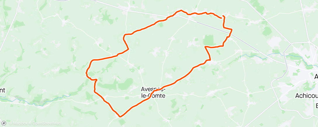 Map of the activity, 2024-05-25Ride