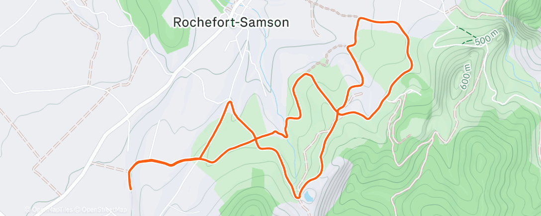 Map of the activity, -3° au thermomètre 🥶