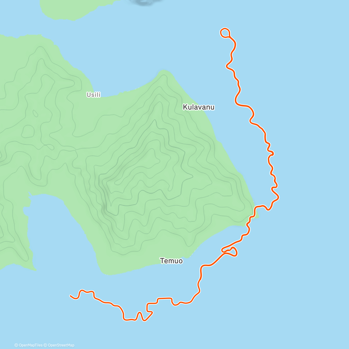 Map of the activity, Zwift - Lit 2/3