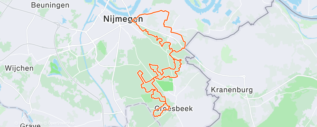 Map of the activity, Gelderse Poort Ultra
