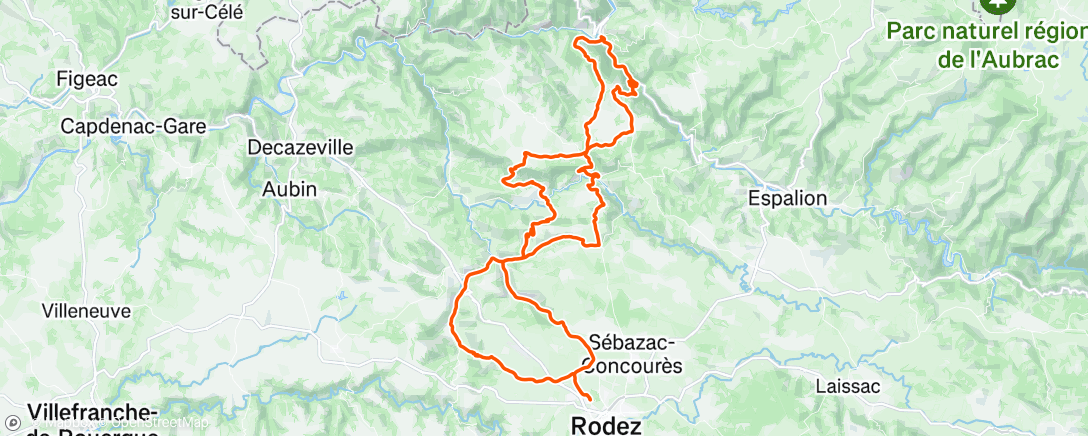 Carte de l'activité