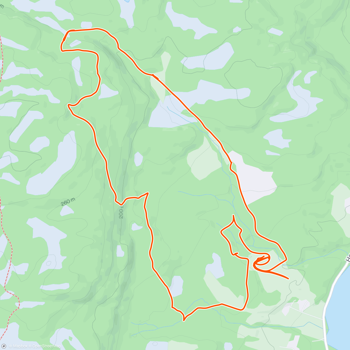 Map of the activity, NM mellom