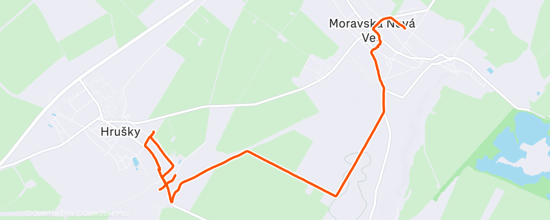 Map of the activity, Spaziergang am Nachmittag