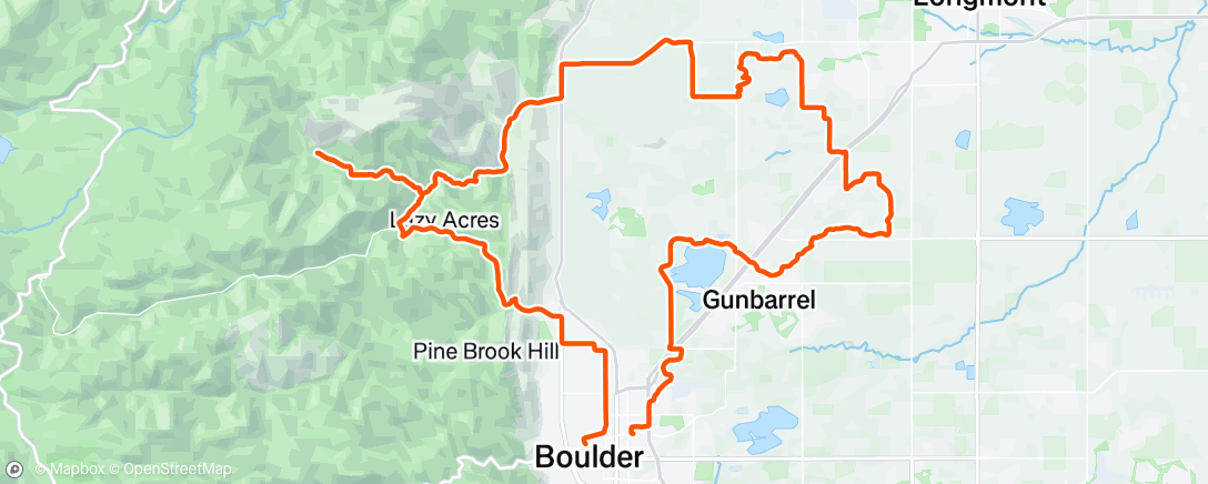 Mappa dell'attività Rave ride