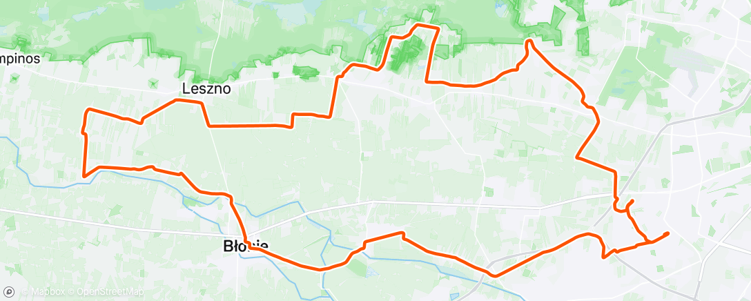Map of the activity, Morning Ride