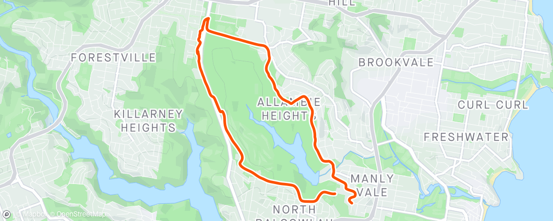 Map of the activity, Not sure who THAT was on my MTB today.