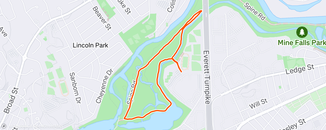 Map of the activity, Warm Up