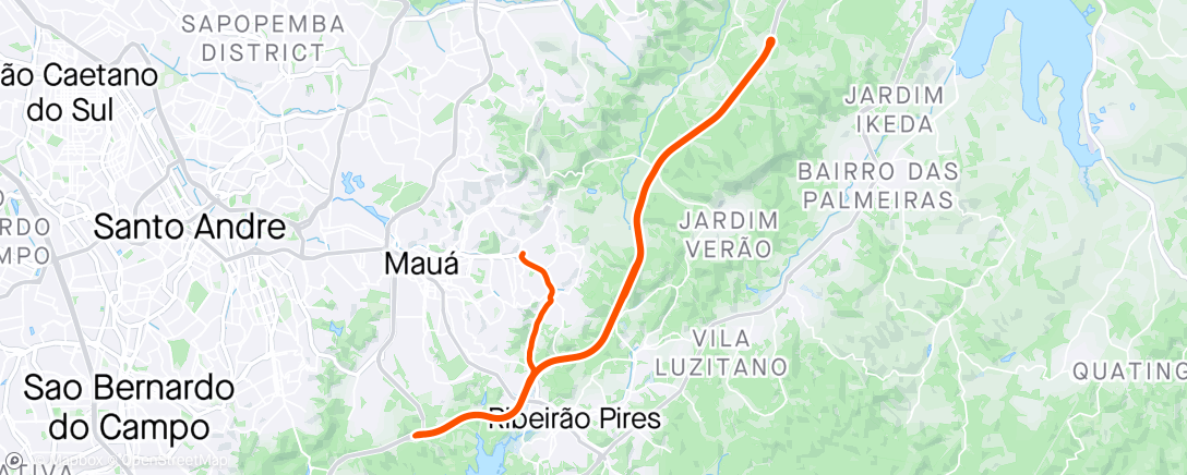 アクティビティ「Circuito Giramundo」の地図