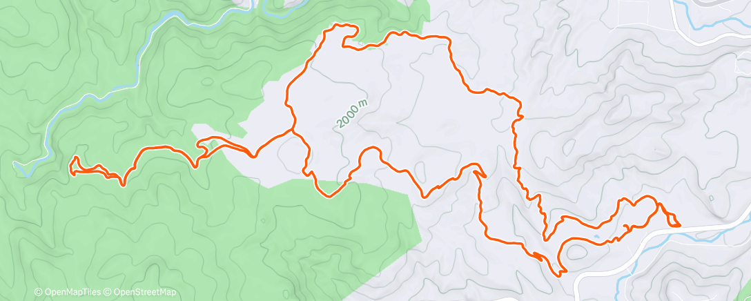 Mapa de la actividad (Morning Run)