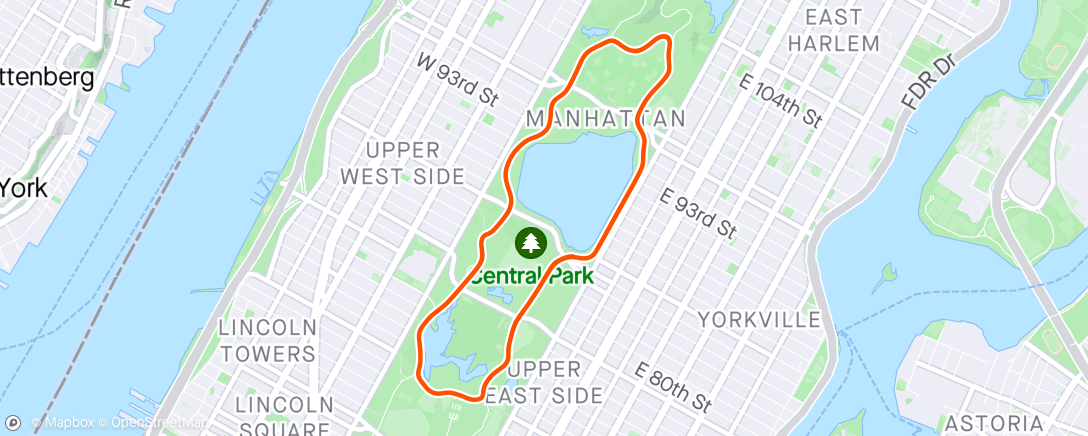 Map of the activity, Zwift - Day 2 in New York