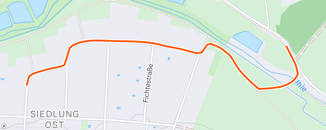 Map of the activity, Mittagspaziergang