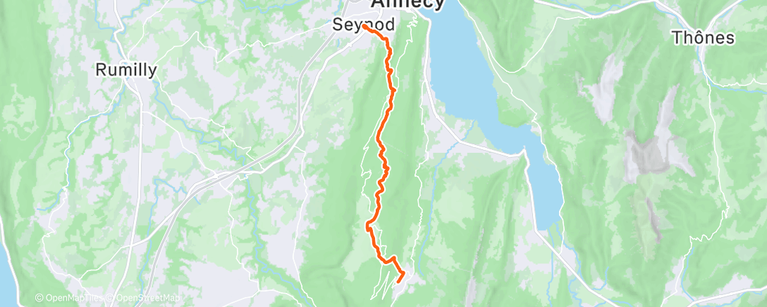 Map of the activity, Pour aller manger la dinde chez Tété 🎄