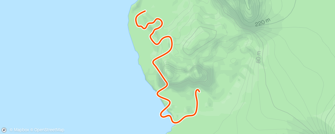 Mapa da atividade, Zwift - Group Ride: Paceheads After Work Group Ride (E) on Flat Route Reverse in Watopia
