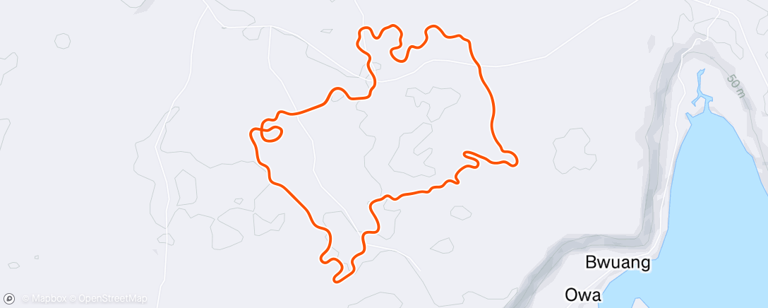 Map of the activity, Zwift - Group Ride: Fietsvrouwen Weekstart 🤩 on Island Outskirts in Makuri Islands