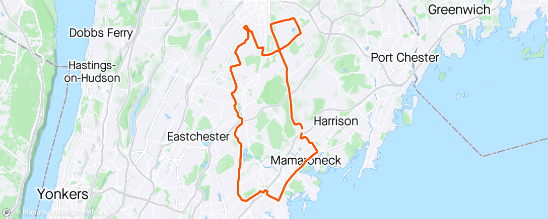 Map of the activity, Tuesday after work ride…. Damn that wind 🌬️🌬️🌬️