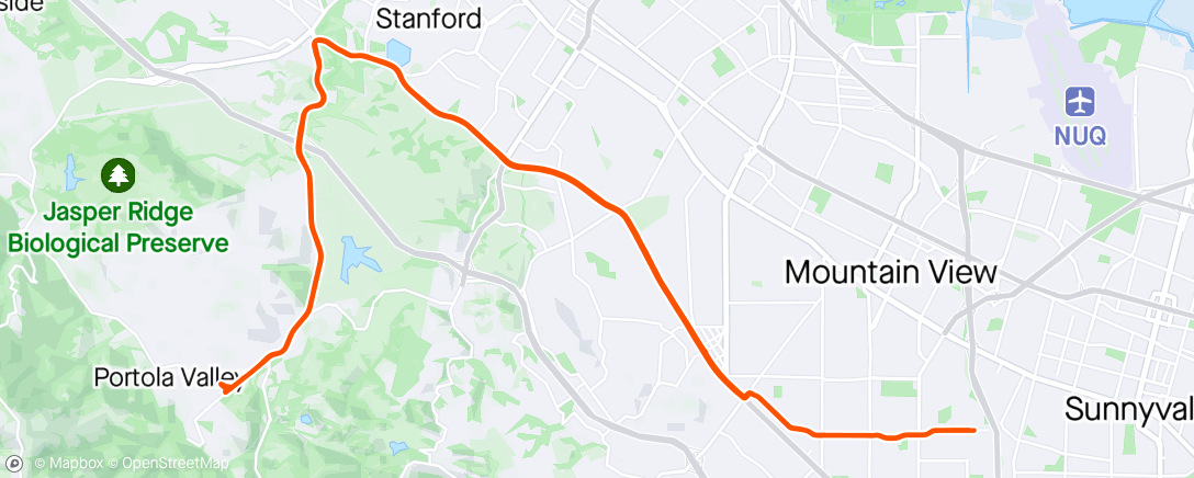アクティビティ「Morning Ride」の地図