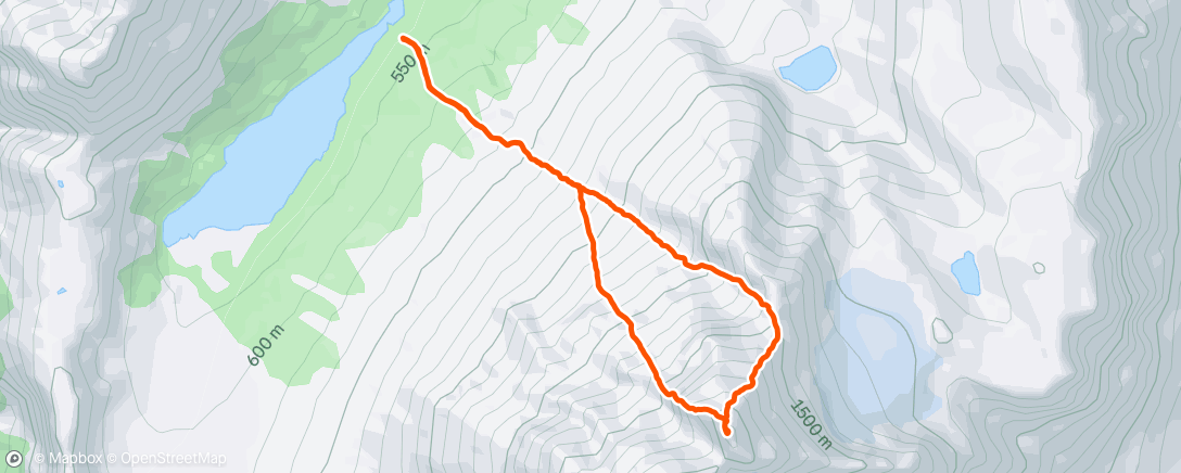 Map of the activity, Evening pilgrimage to scramblingland