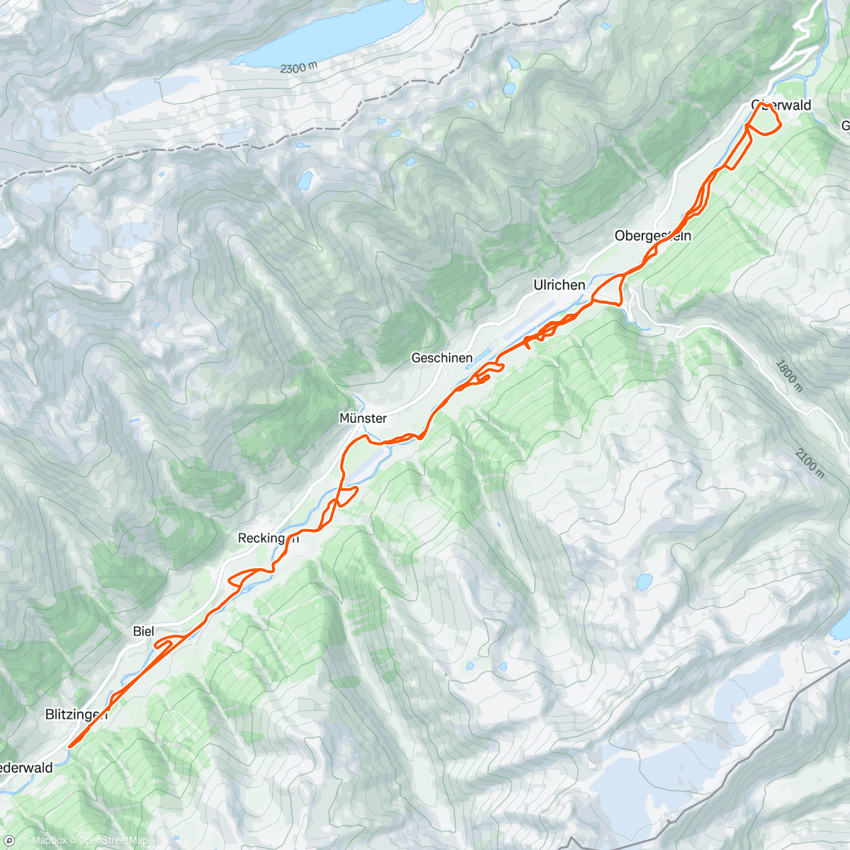Map of the activity, wiedermal uf de loipe nach es paar Jahr!