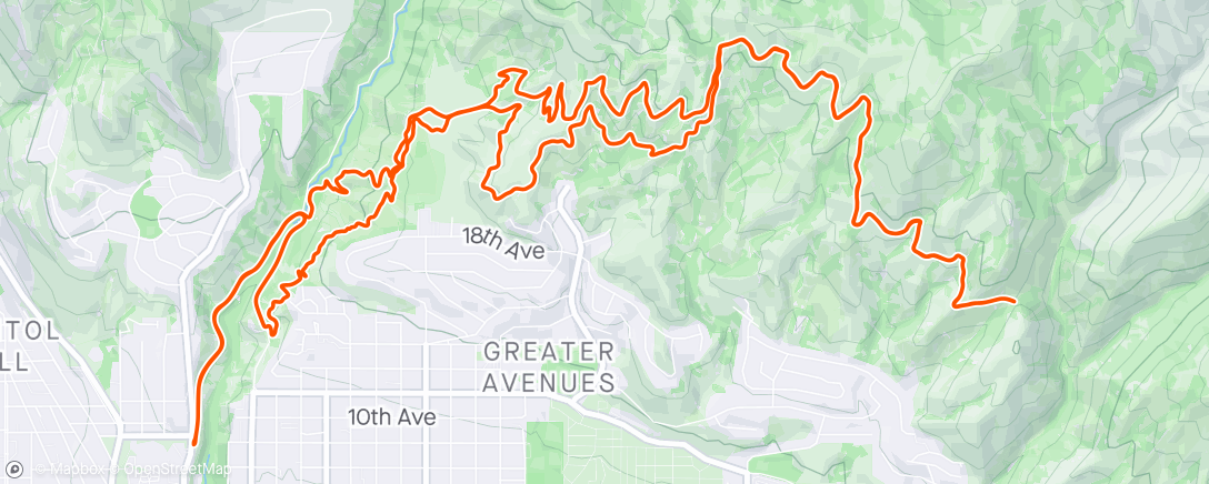Map of the activity, #5 City Creek