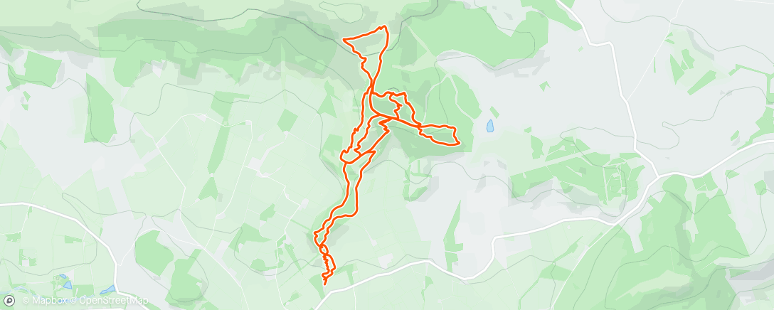 Map of the activity, Afternoon Mountain Bike Ride