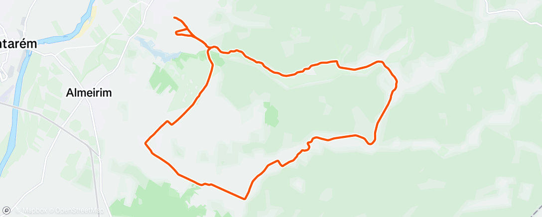 Карта физической активности (Volta de bicicleta matinal)