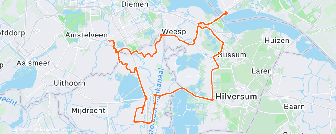 Map of the activity, Ochtendrit