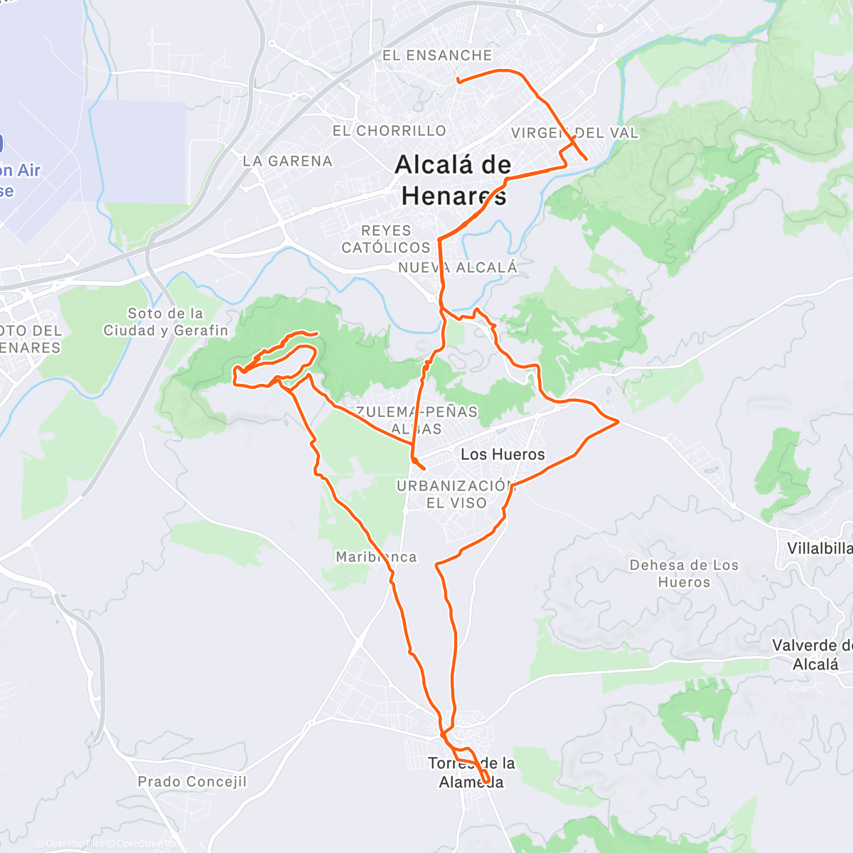 Map of the activity, Última del 2025