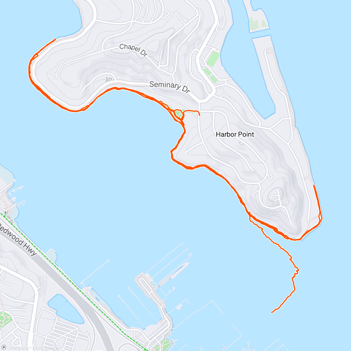 Map of the activity, Pup SUP and wander