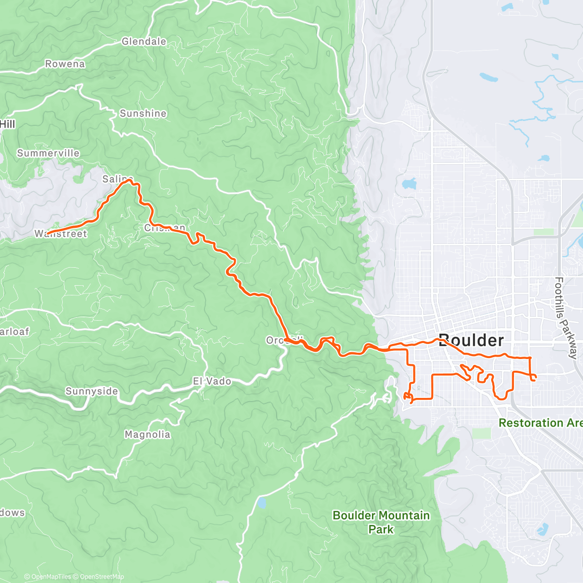 Map of the activity, If it’s going to be 70 at the end of December…