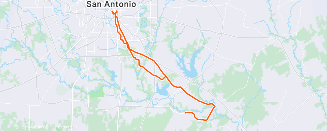 Mappa dell'attività Morning Ride