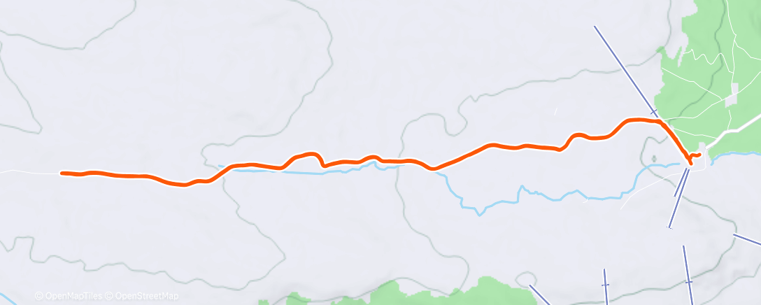 Map of the activity, Afternoon Nordic Ski