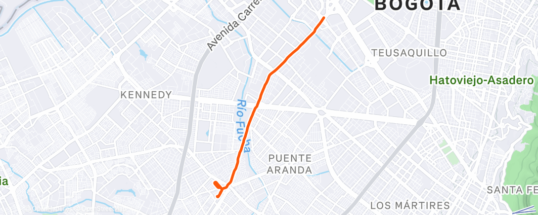 Map of the activity, Se me olvido finalizar