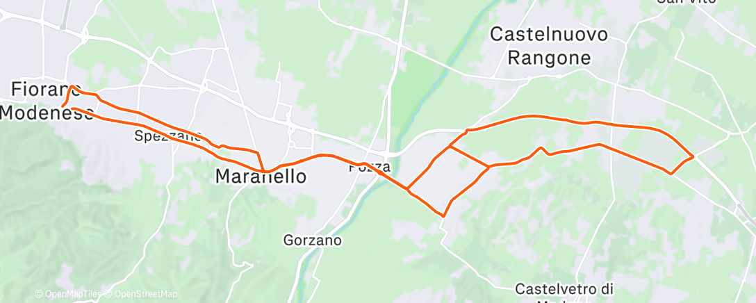 Map of the activity, Da 5h a “fai massimo 1h perchè tra due giorni corri” è un attimo 🧘‍♀️