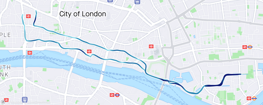 Map of the activity, Wapping intervals