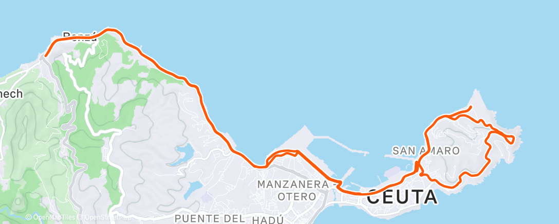 Map of the activity, Me Kanta todo mojado