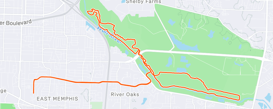 Map of the activity, Afternoon Ride